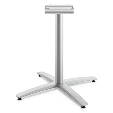 HON® Between Seated-height X-base For 30"-36" Table Tops, Silver freeshipping - TVN Wholesale